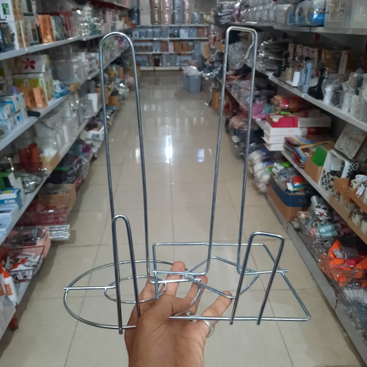 جا دستمال کاغذی رولی ایستاده گرد و مربع فلزی