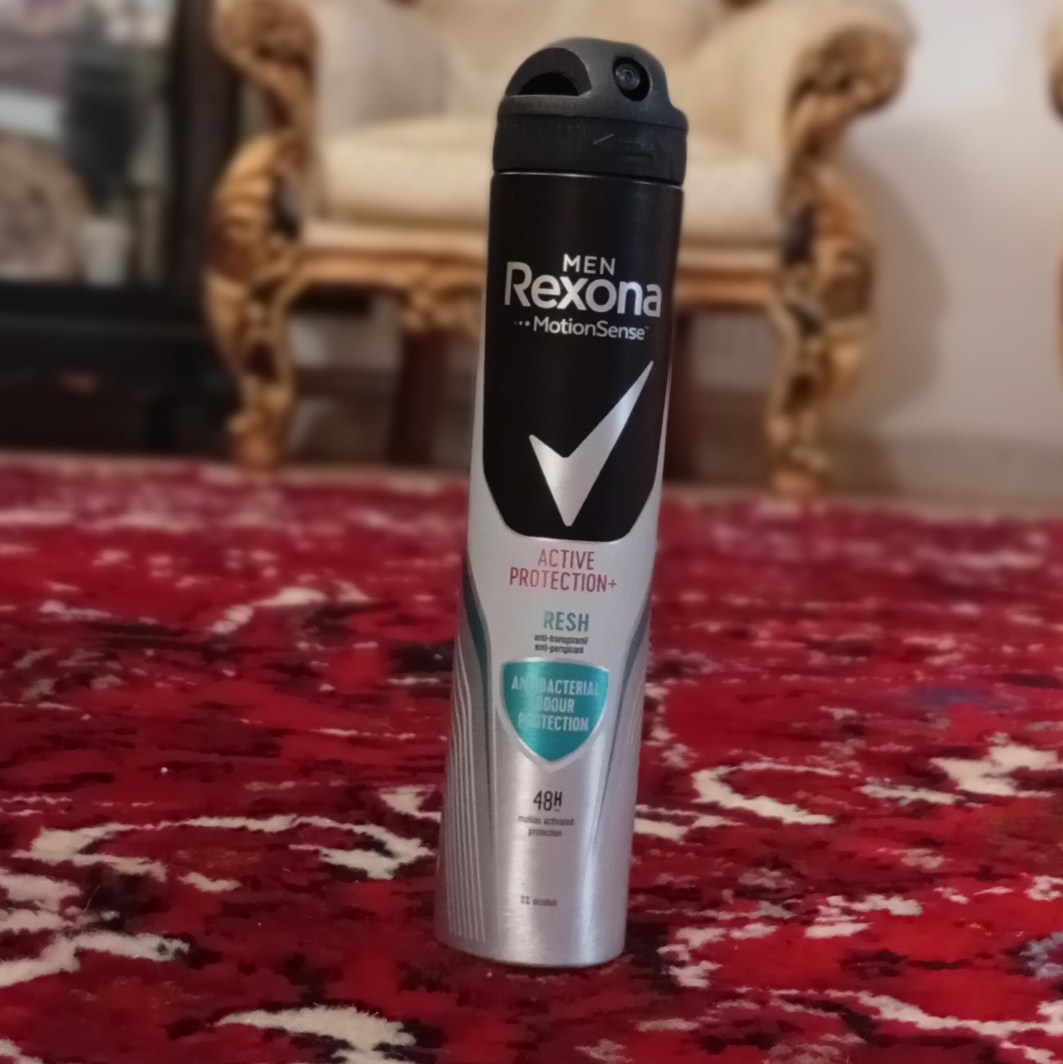 اسپری ضد تعریق مردانه رکسوناRexona مدل اکتیو پروتکشن آبی 48 ساعته حجم 200 میل