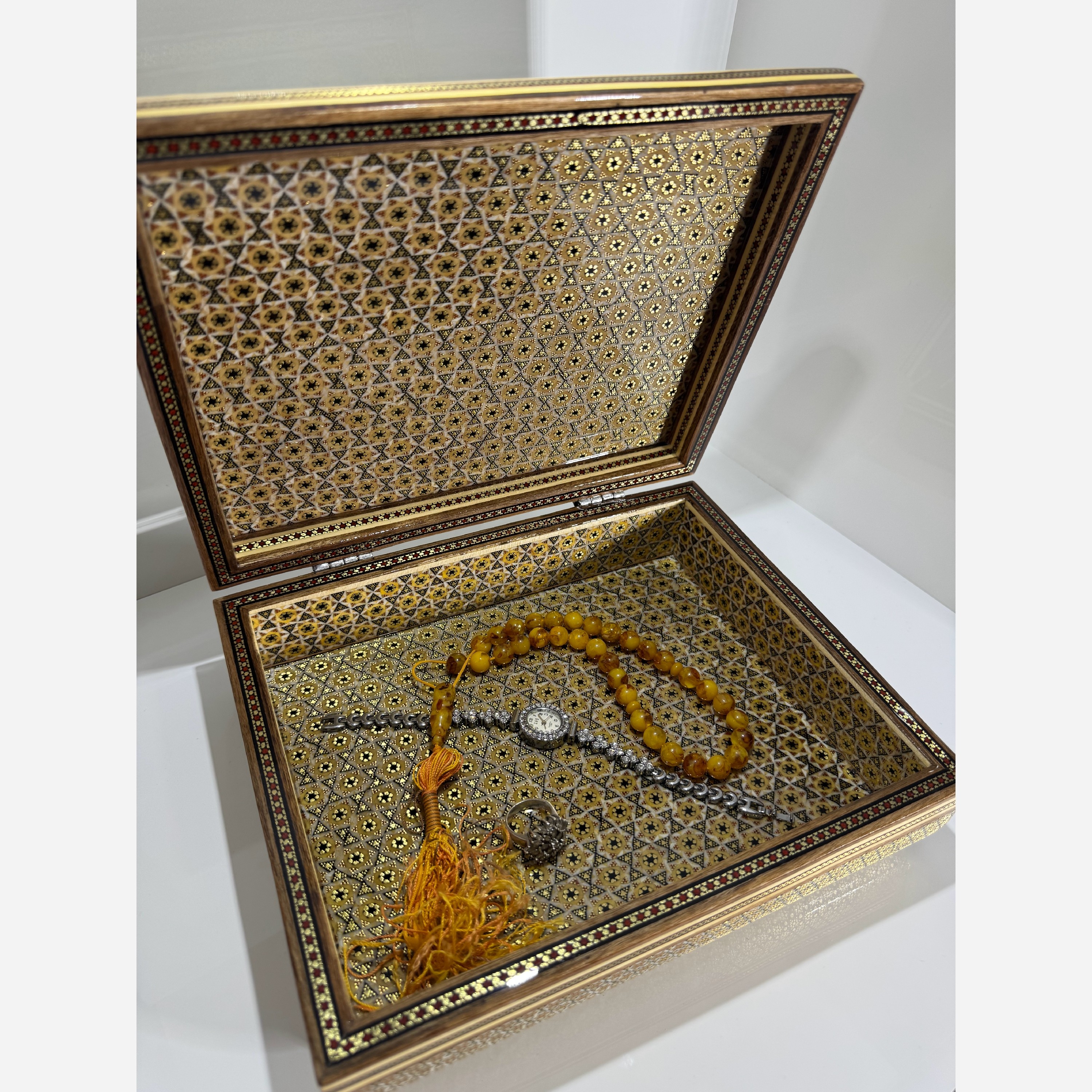 جعبه هدیه خاتم کاری (جا قرآنی ،کتاب حافظ)