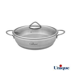 تابه یونیک unique استیل سایز 32 تک دودسته UN-9947