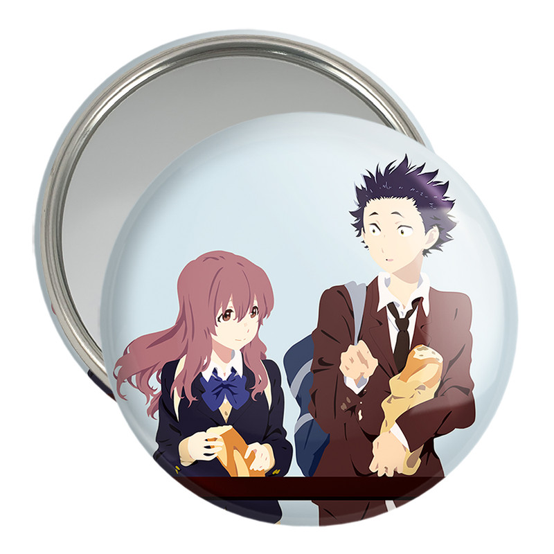 آینه جیبی خندالو مدل شوکو نیشیمیا و شویا ایشیدا انیمه سایلنت ویس A Silent Voice کد 15793 – با بهترین کیفیت