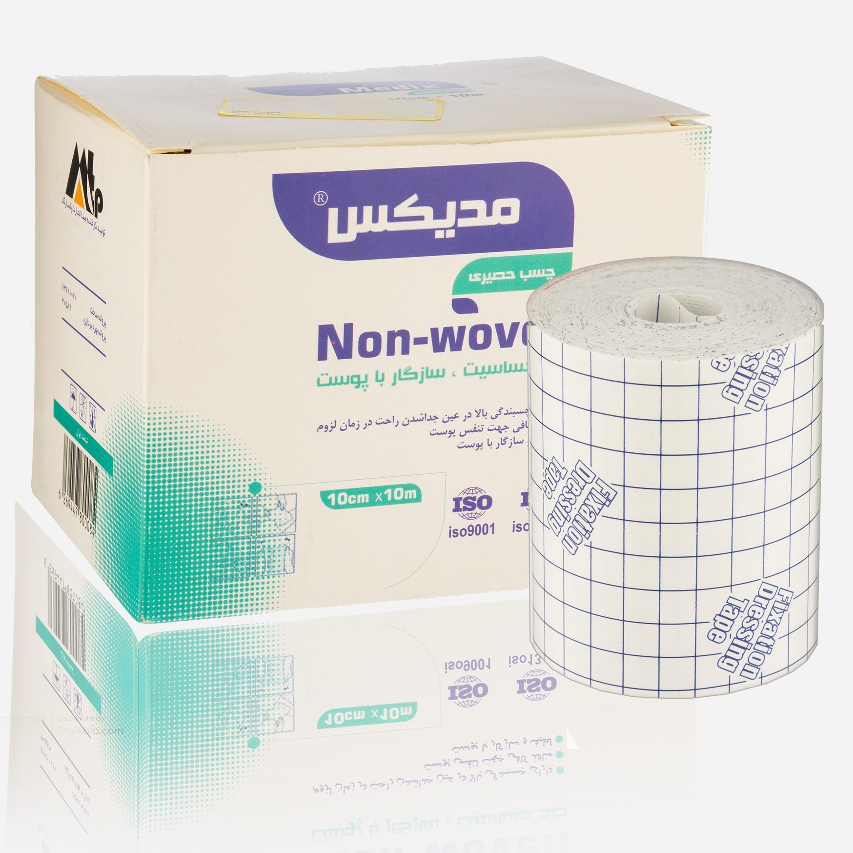 مدیکس چسب حصیری 1010 رول 10 متری