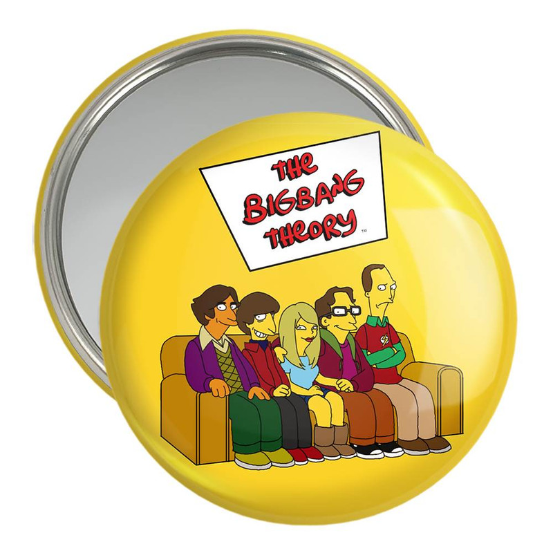 آینه جیبی خندالو مدل سریال تئوری بیگ بنگ The Big Bang Theory کد 13312 ارسال فوری