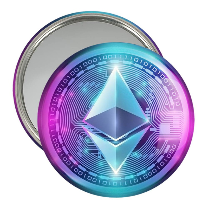 آینه جیبی خندالو مدل ارز دیجیتال اتریوم کد 10888 – با بهترین کیفیت