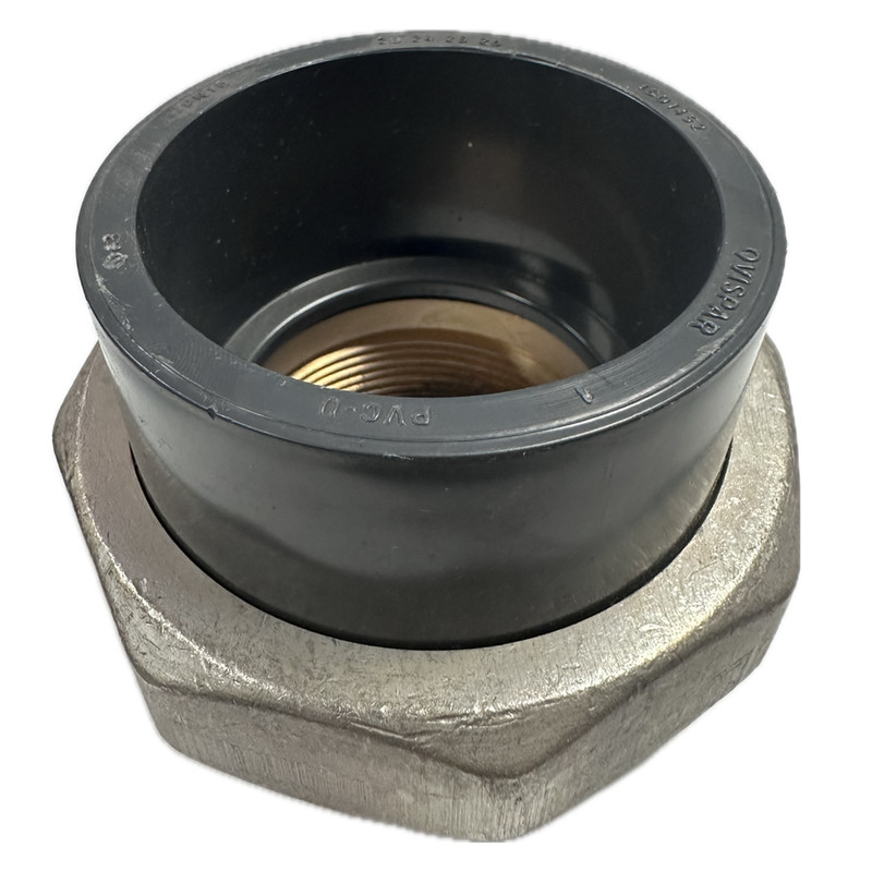مهره ماسوره ویسپار مدل تلفیقی کد UPVC63 سایز دو اینچ