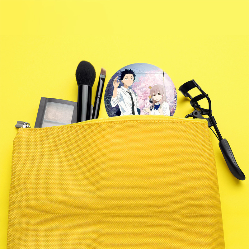 آینه جیبی خندالو مدل شوکو نیشیمیا و شویا ایشیدا انیمه سایلنت ویس A Silent Voice کد 15804 – با بهترین کیفیت