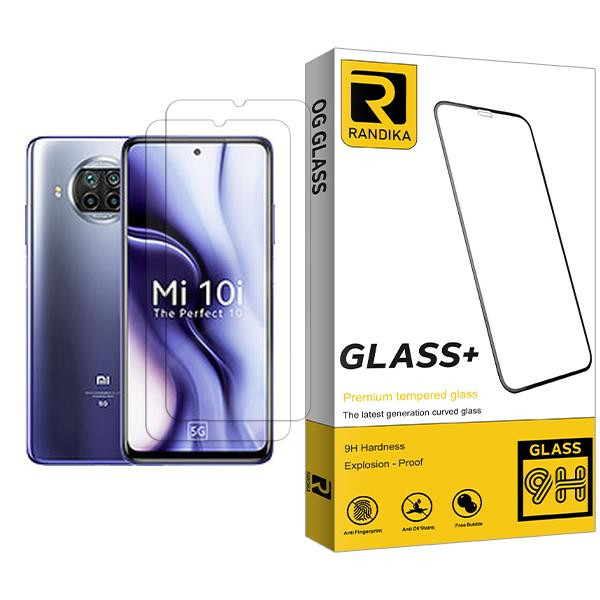 محافظ صفحه نمایش راندیکا مدل Glass MIX002 مناسب برای گوشی موبایل شیائومی Mi 10i 5G بسته دو عددی