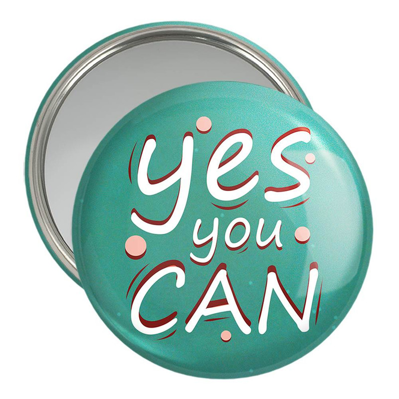 آینه جیبی خندالو مدل Yes You Can کد 10046 – با بهترین کیفیت