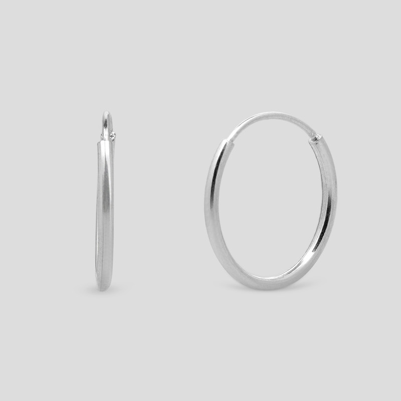 اقساطی و ارسال رایگان گوشواره حلقهای نقره زنانه طلای صداقت مدل 1390-2