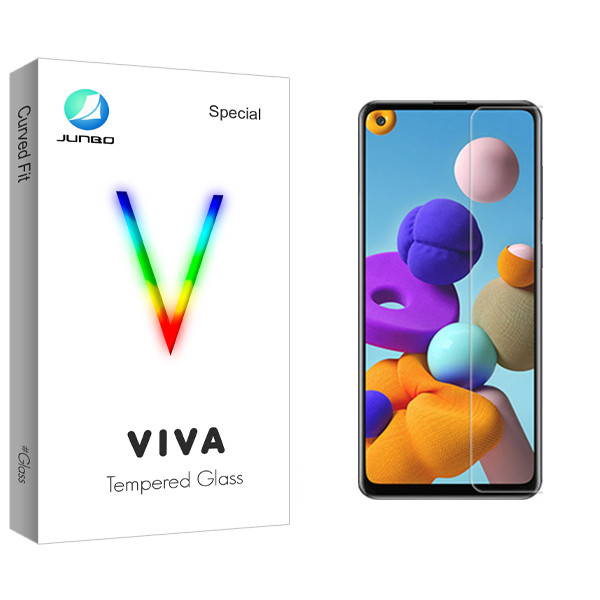 محافظ صفحه نمایش جانبو مدل Viva Glass مناسب برای گوشی موبایل سامسونگ Galaxy A21s مدل 2