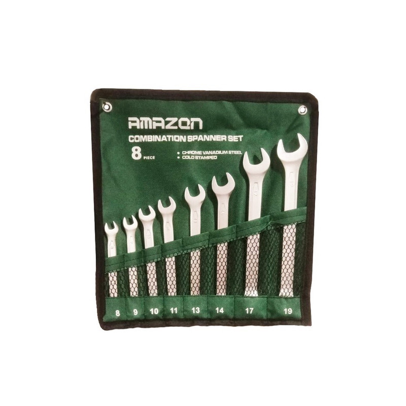 آچار 8 عددی یکسر رینگ کیفی آمازون مدل MM8-19