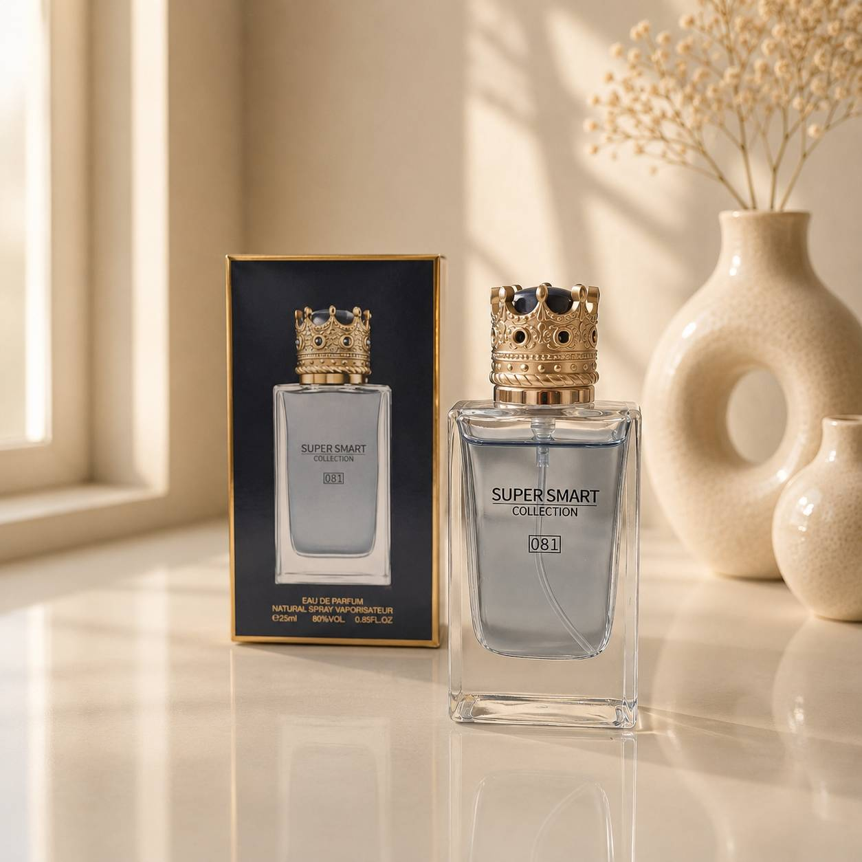 ادکلن مردانه Dolce Gabbana K 25ml برند Super Smart Collection کد 081 دولچه گابانا کینگk سوپر اسمارت کالکشن
