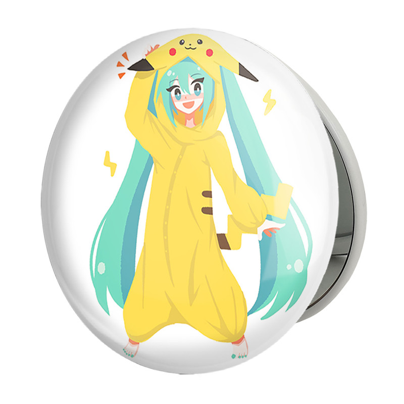 آینه جیبی خندالو طرح بازی پوکمون pokemon مدل تاشو کد 32735 ارسال فوری