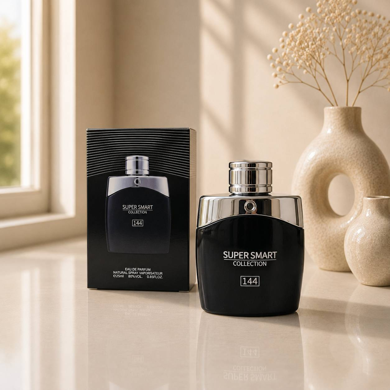 ادکلن مردانه Montblanc Legend 25ml برند Super Smart Collection کد 144 مون بلان لجند سوپر اسمارت کالکشن
