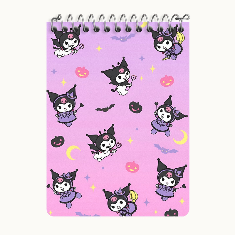 ارسال دیجی کالا دفتر یادداشت 50 برگ خندالو طرح کرومی Kuromi کد N9075 ارسال دیجی کالا