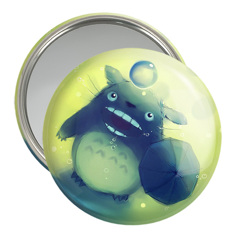 آینه جیبی خندالو مدل انیمه همسایه من توتورو My Neighbor Totoro کد 30249 ارسال فوری