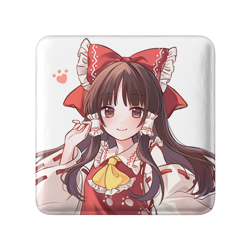 ارسال دیجی کالا مگنت خندالو طرح بازی توهو Touhou مدل مربعی کد 35743 ارسال دیجی کالا