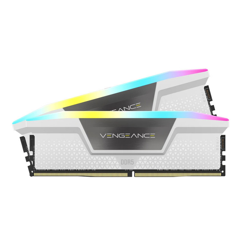 ادوپزفیوم رم دسکتاپ DDR5 کورسیر VENGEANCE RGB، ظرفیت 32 گیگابایت، فرکانس 5200 مگاهرتز، تایمینگ CL40، دو کاناله، با هی…
