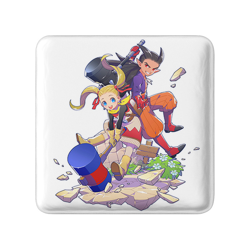 مگنت خندالو طرح بازی دراگون کوئست Dragon Quest مدل مربعی کد 35212 – با بهترین کیفیت