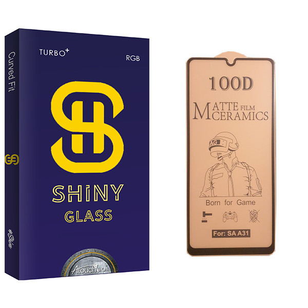 محافظ صفحه نمایش سرامیکی آتوچبو مدل Shiny Glass مناسب برای گوشی موبایل سامسونگ Galaxy A31 مدل 4