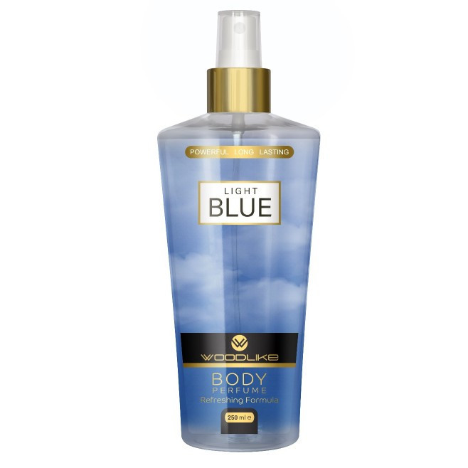 بادی اسپلش مردانه وودلایک مدل BLUE حجم 250 میلیلیتر