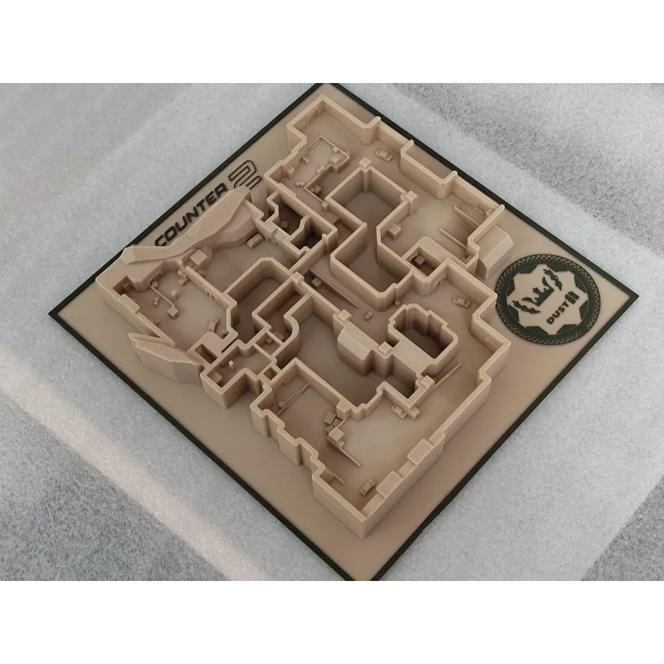 ماکت دکوری نقشه Dust II مدل CS2