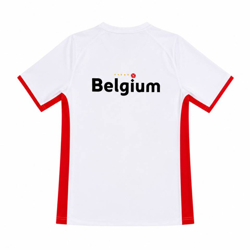 تی شرت ورزشی آستین کوتاه زنانه فیفا مدل moj belgium 3Y3