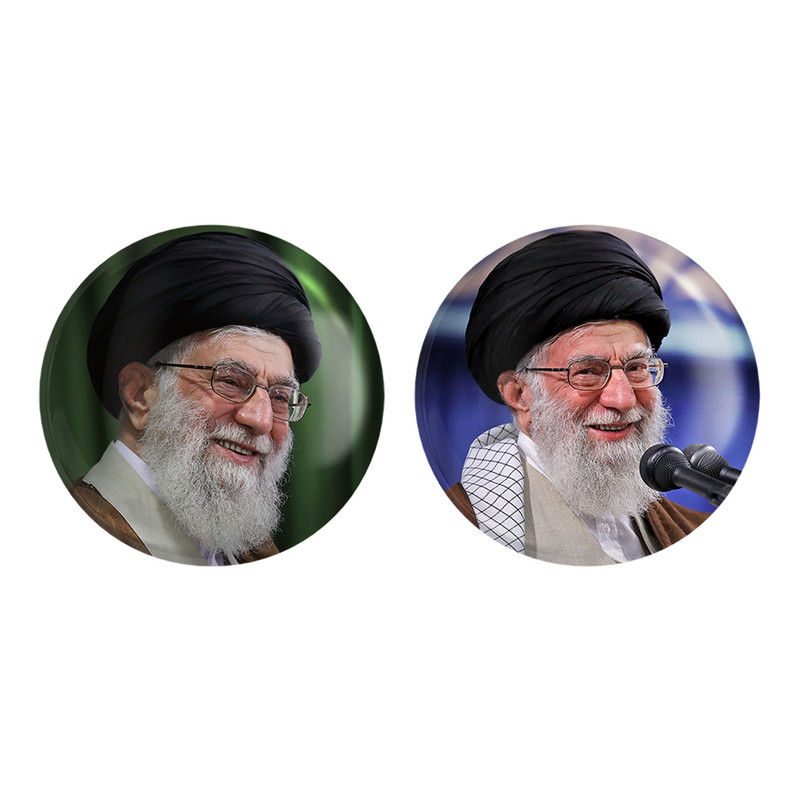 مگنت خندالو طرح رهبر کد 25672568 مجموعه 2 عددی ارسال فوری