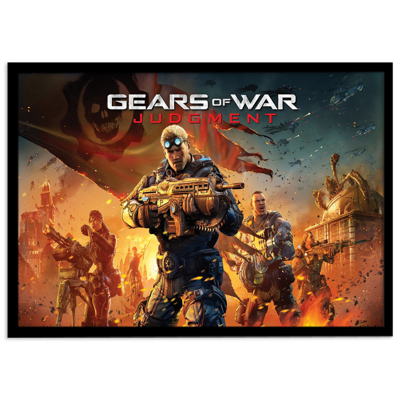 تابلو نوری بکلیت طرح بازی گیمنت Gears Of War مدل B-s1403 ارسال فوری