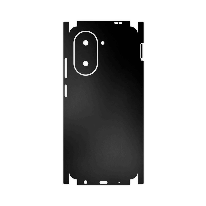 برچسب پوششی ماهوت مدل Matte-Black-FullSkin مناسب برای گوشی موبایل شیائومی Poco C71 – با بهترین کیفیت