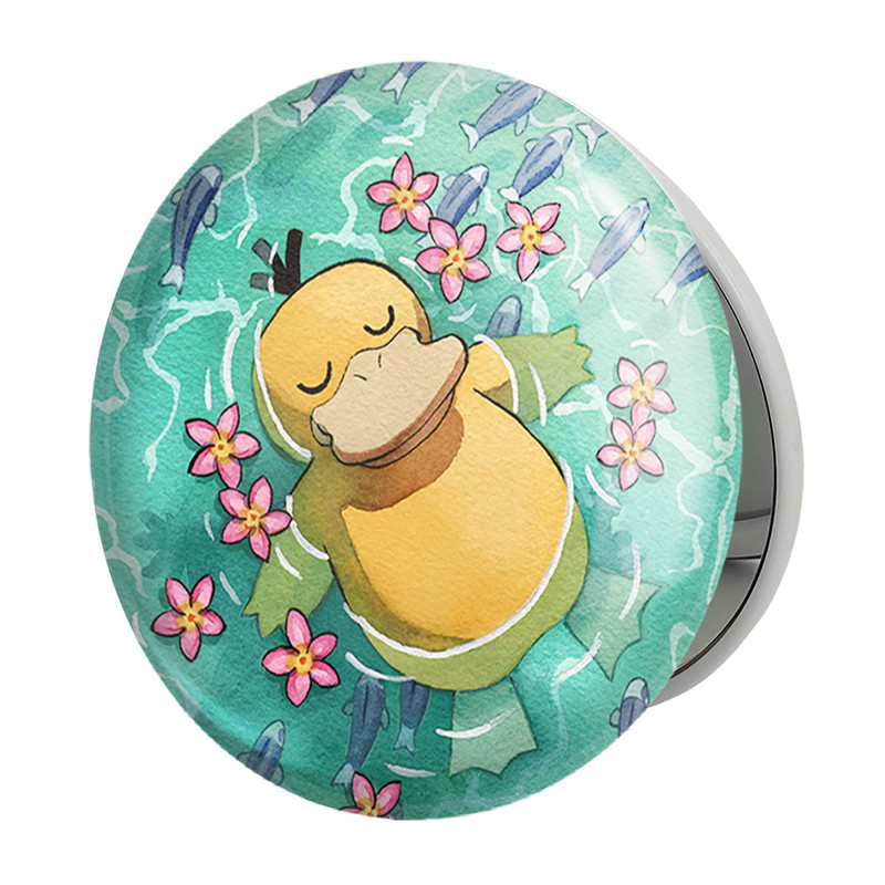 ارسال دیجی کالا آینه جیبی خندالو طرح بازی پوکمون pokemon مدل تاشو کد 32702 ارسال دیجی کالا