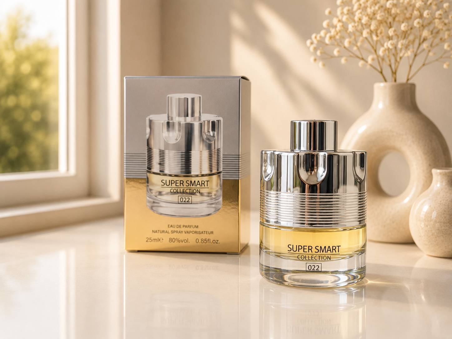 ادکلن مردانه Azzaro Wanted 25ml برند Super Smart Collection کد 022 آزارو وانتد سوپر اسمارت کالکشن