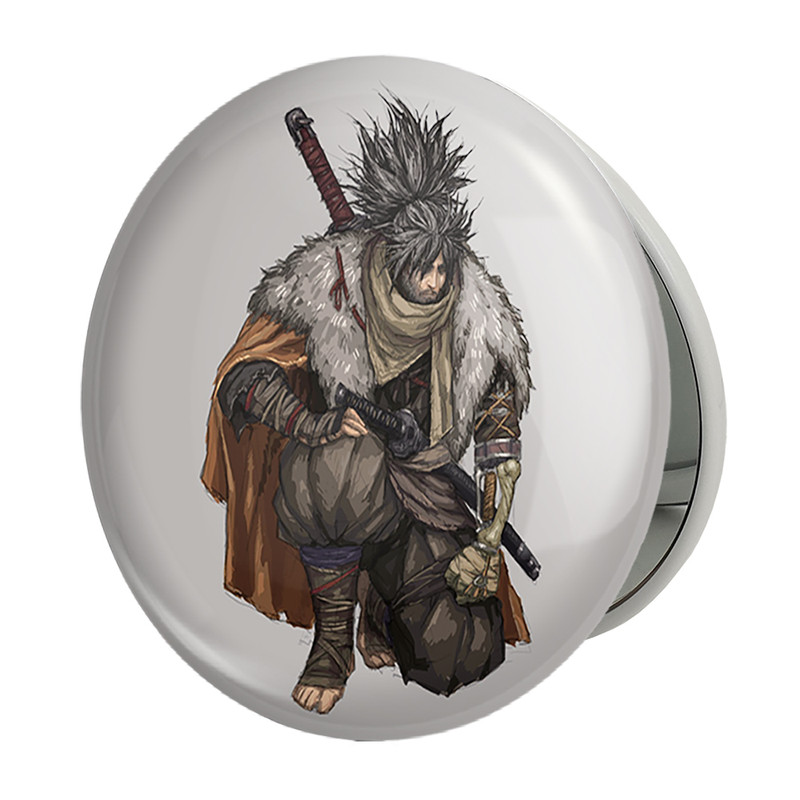 آینه جیبی خندالو طرح بازی سکیرو sekiro مدل تاشو کد 31695 ارسال فوری