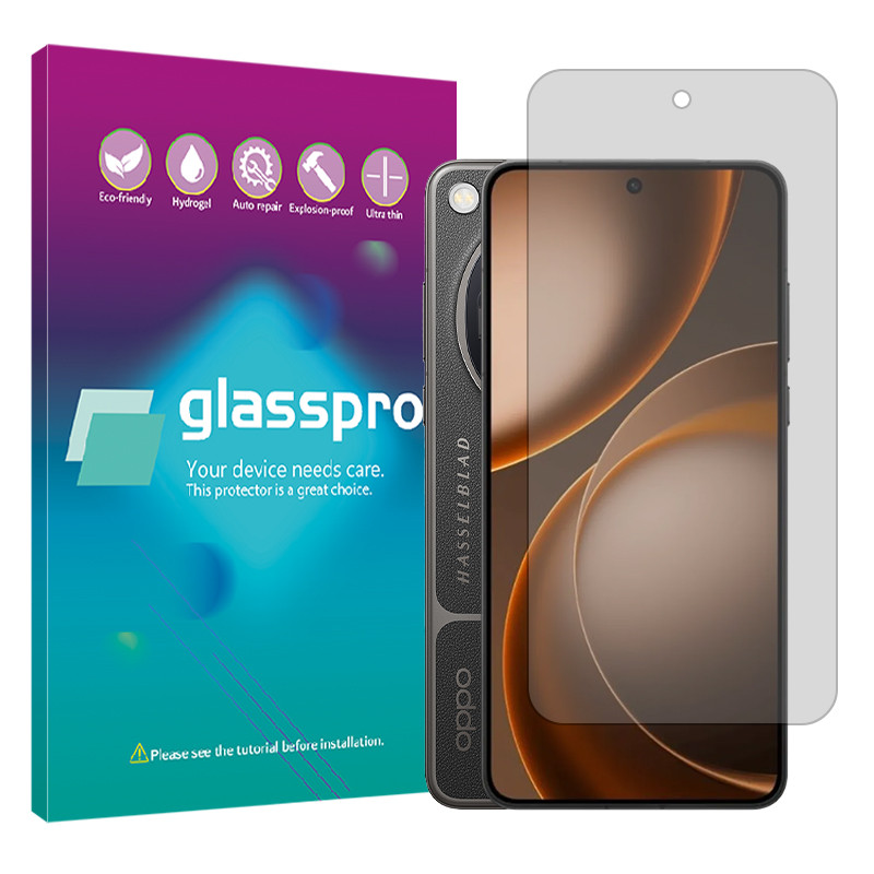 محافظ صفحه نمایش مات گلس پرو مدل هیدروژلی مناسب برای گوشی موبایل اوپو Find X9 Ultra – با بهترین کیفیت