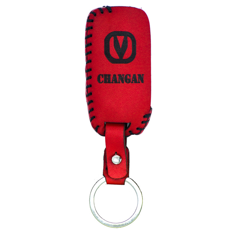 چرم جاسوئیچی خودرو چرم طبیعی کد ct-194 مناسب برای چانگان CS35 عرضه کالا سعدی