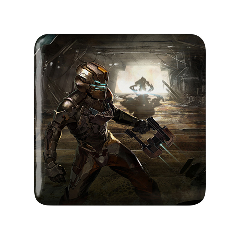 مگنت خندالو طرح بازی دد اسپیس Dead Space مدل مربعی کد 35029 – با بهترین کیفیت