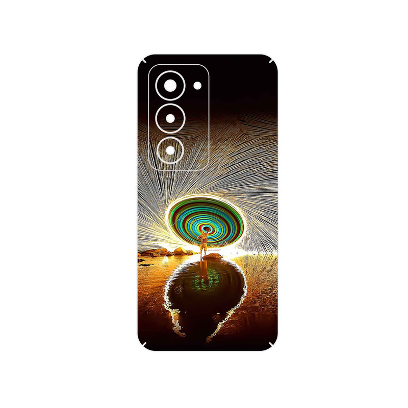 برچسب پوششی ماهوت مدل Night Light Fountain مناسب برای گوشی موبایل شیائومی Redmi 15 4G – با بهترین کیفیت