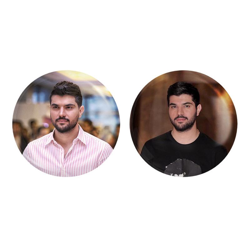 مگنت خندالو طرح سینا مهراد کد 1037510374 مجموعه 2 عددی ارسال فوری