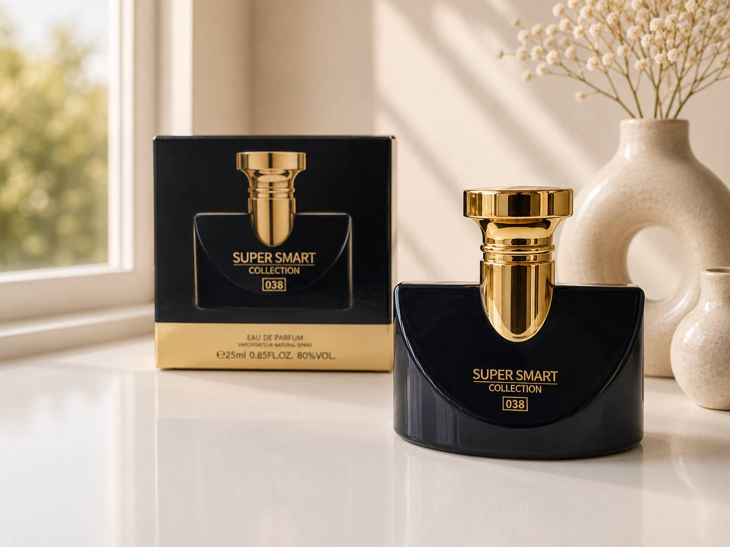 ادکلن زنانه Bvlgari Jasmin Noir 25ml برند Super Smart Collection کد 038 بولگاری جاسمین نویر سوپر اسمارت کالکشن
