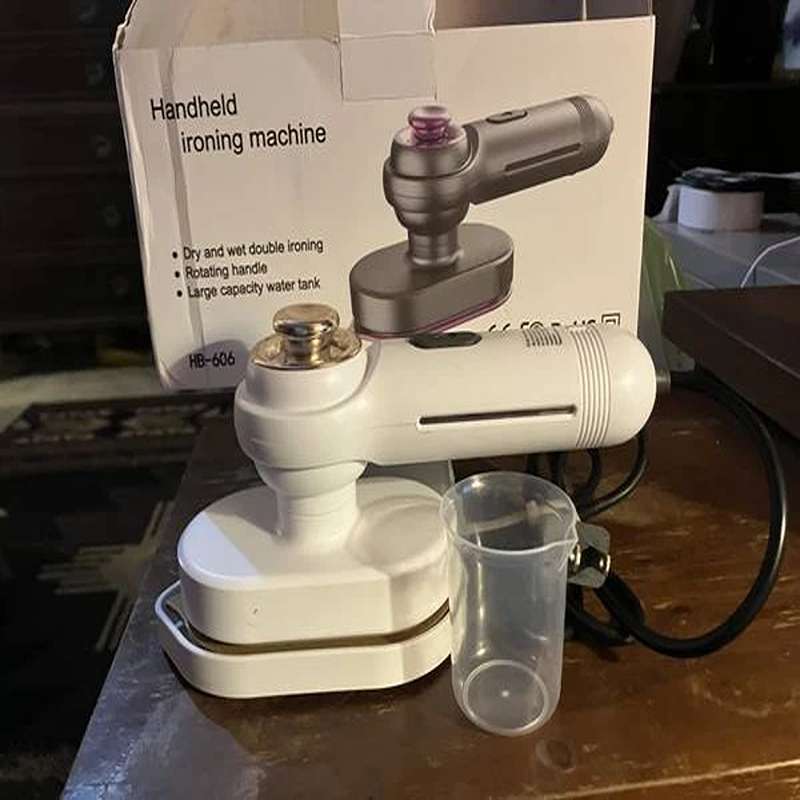 مینی اتو بخار دستی مسافری handheld ironing machine با روکش نچسب HB-606 کد L492 (پس کرایه)