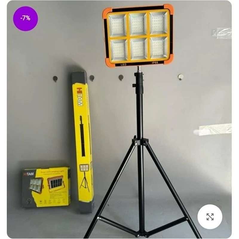 پروژکتور سولار سایز بزرگ پایه دار کد L735 (پس کرایه)