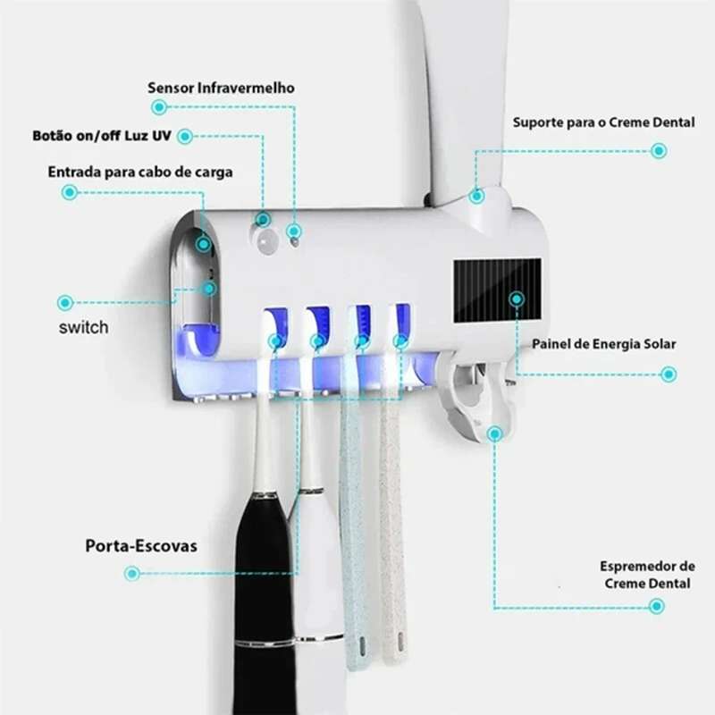 جا مسواکی آنتی باکتریال با کیفیت اصلی کد L551 (پس کرایه)