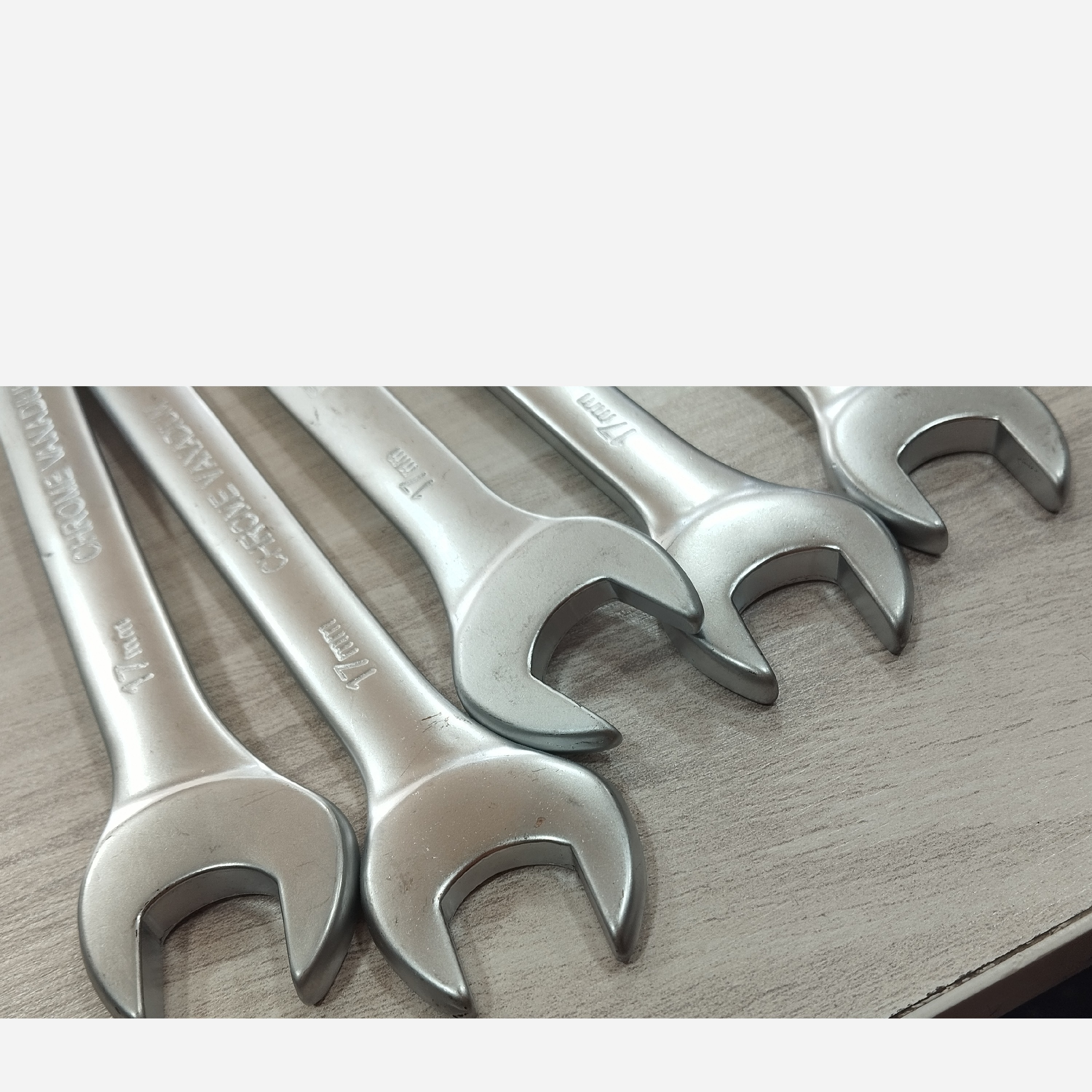 آچار یکسر تخت یکسر رینگی 17