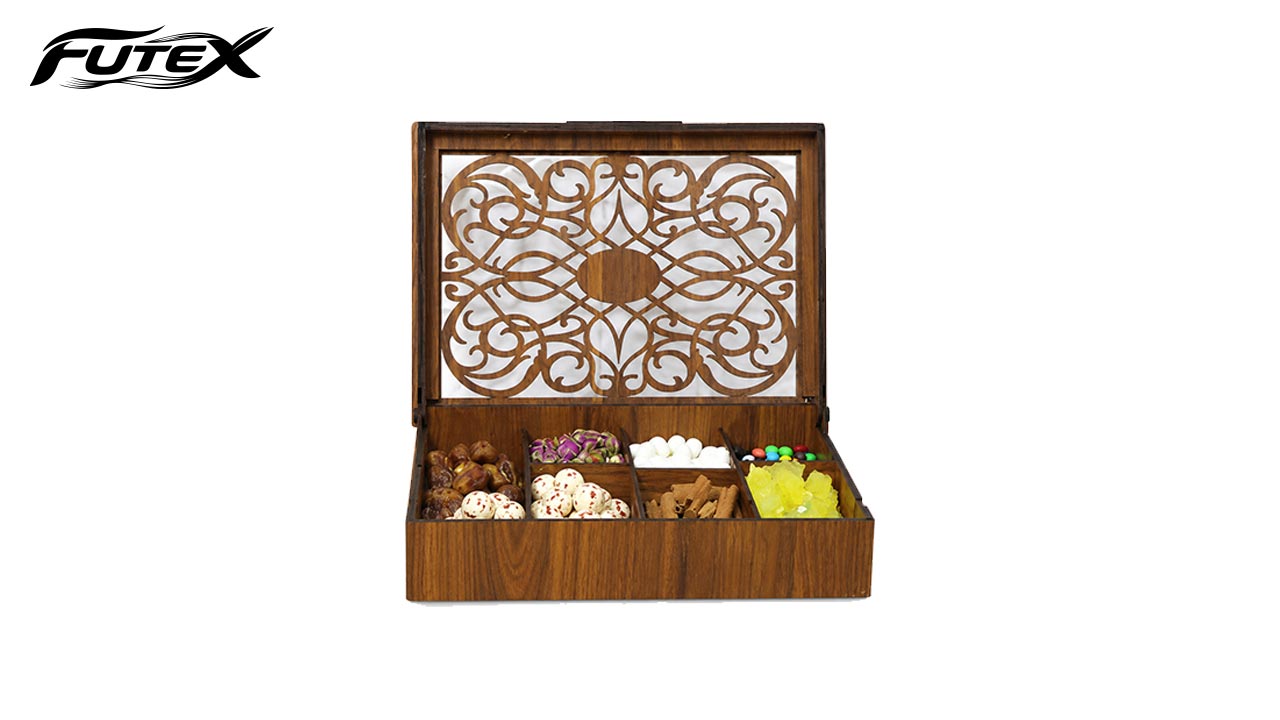جعبه چوبی دمنوش کد 29857 سایز 22X39