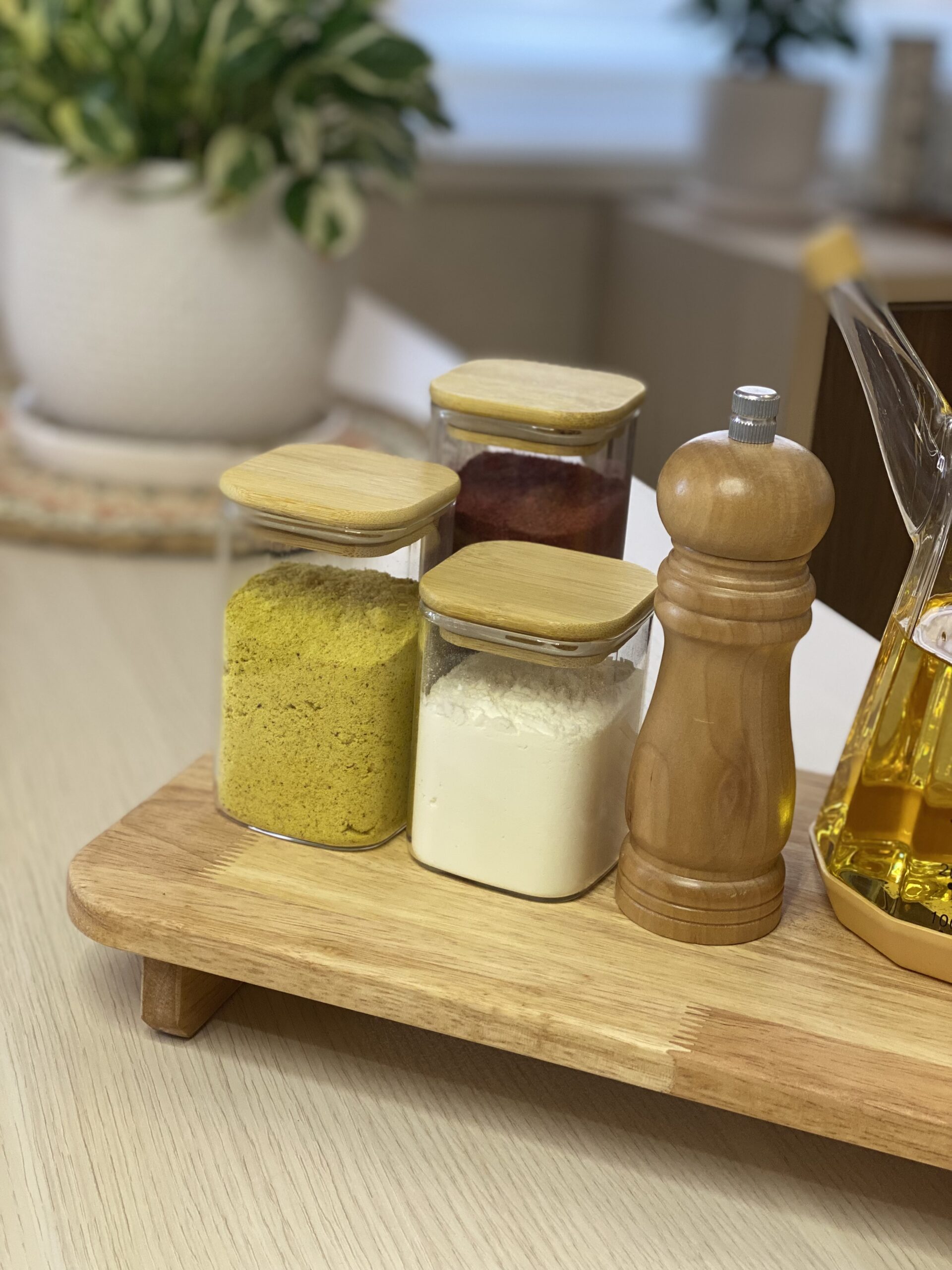 جا ادویه پیرکس درب بامبو