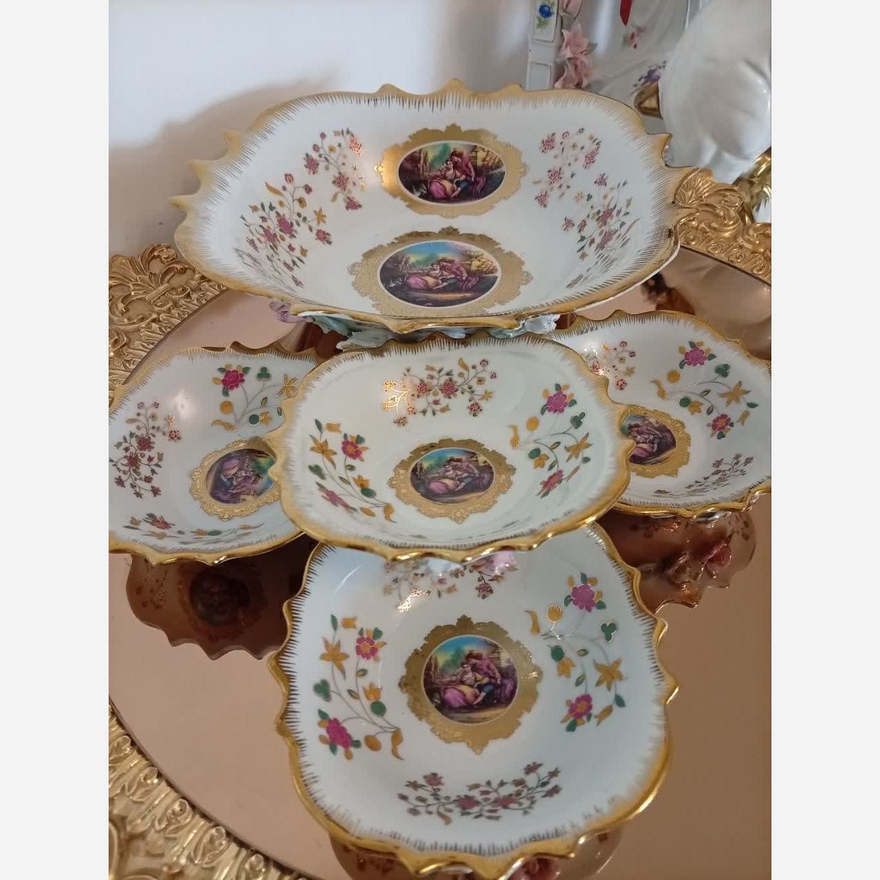 اجیل خوری یا انارخوری گلبرجسته دنسی لیلی مجنون 4نفره کمیاب