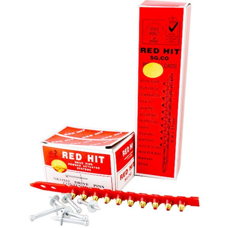 میخ و چاشنی 2/2 آهن RED HIT (صد عددی) – ENK22