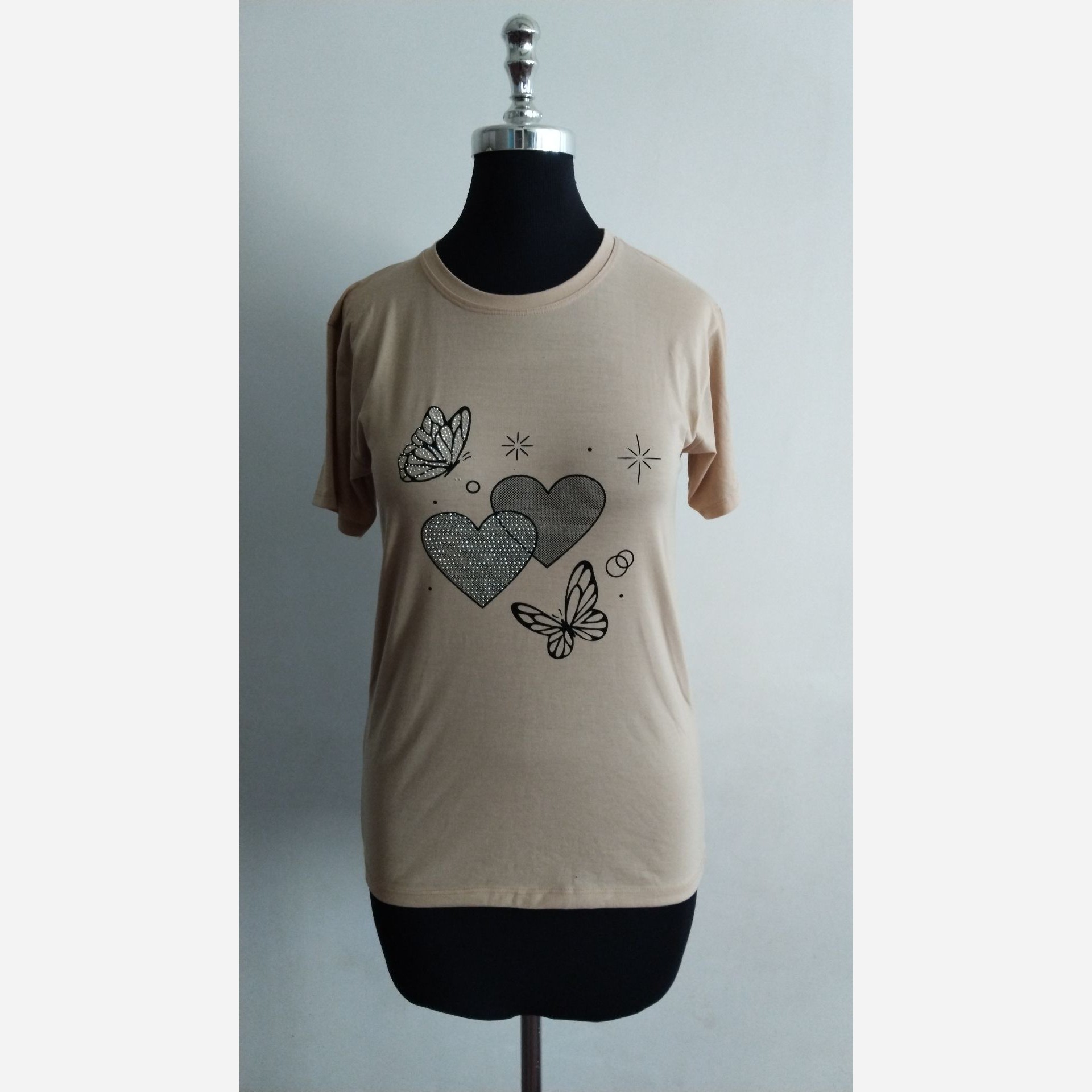 تیشرت نخ پنبه تابستانی خنک فری سایز