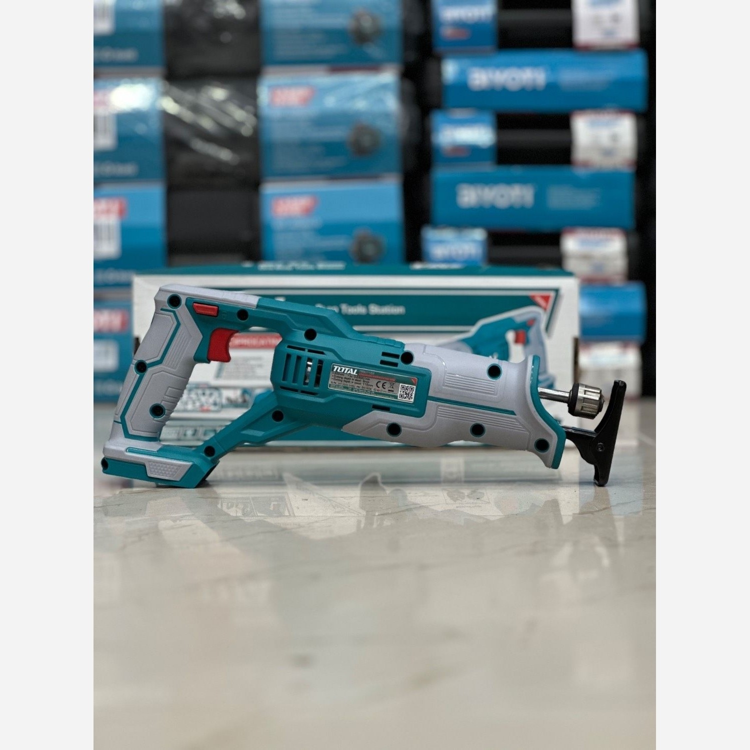 اره افق بر شارژی 20 ولت توتال مدل TRSLI1152 اصلی (پس کرایه)