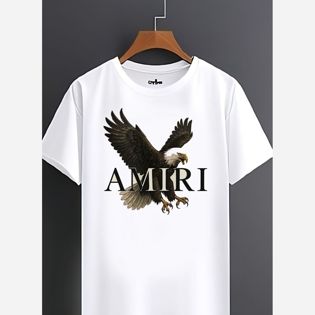 تیشرت مردانه سفید کد 9102